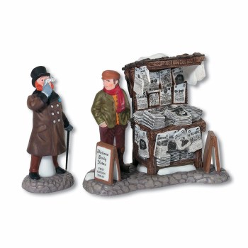 D56 DICKENS LONDON NEWSPAPER STAND