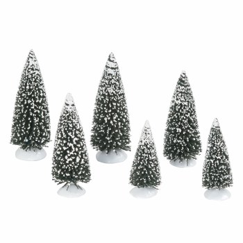 D56 FROSTED PINE GROVE SET/6