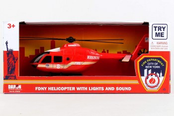 DARON FDNY HELICOPTER W/LIGHTS