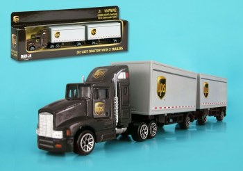 DARON UPS DIE CAST TRACTOR TRAILER