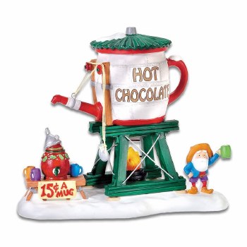 DEPT 56 NORTH POLE HOT CHOCOLATE TOWER