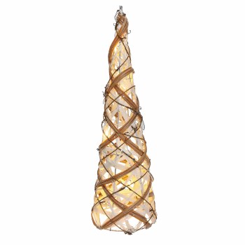 DEPT 56 XMAS 16" TWIG/RATTAN LED TREE