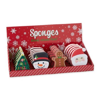 DESIGN IMP CLASSIC CHRISTMAS SPONGE ASST