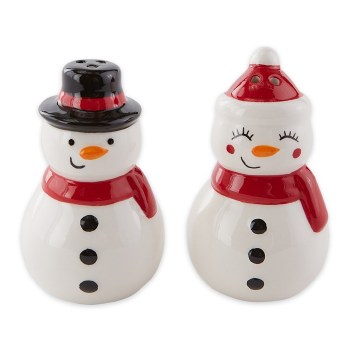 DESIGN IMP MR&amp; MRS SNOWMAN SET