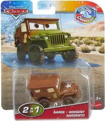 DISNEY CARS CLOR CHANGE SARGE