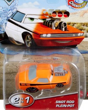DISNEY CARS COLOR CHANGE SNOT ROD
