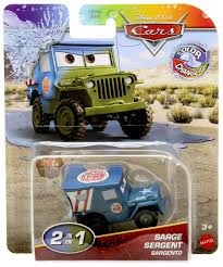 DISNEY CARS COLOR CHANGERS SARGE SERGENT