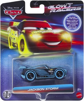 DISNEY CARS GLOW RACERS JACKSON STORM