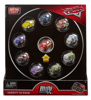 DISNEY CARS MICRO RACERS 10 PACK