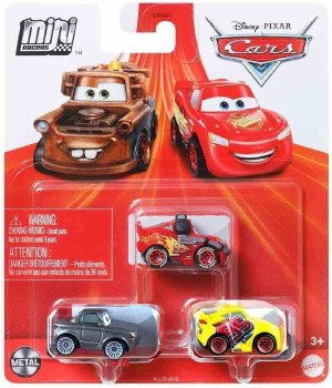 DISNEY CARS MINI RACER SET/3 F
