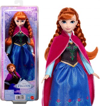 DISNEY FROZEN DOLL ANNA DELUXE