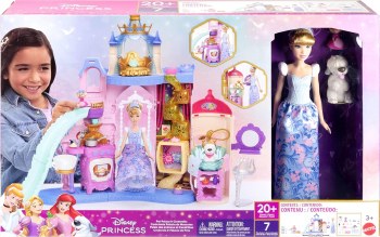 DISNEY PRINCESS PET CASTLE W/DOLL