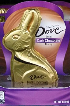 DOVE 4.5oz DARK CHOCOLATE BUNNY