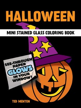 DOVER ACTIVITY BOOK HALLOWEEN GLASS