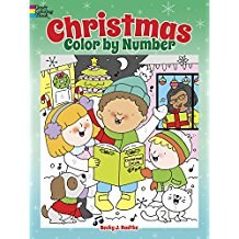 DOVER CHRISTMAS COLOR BY NUMBER BOOK