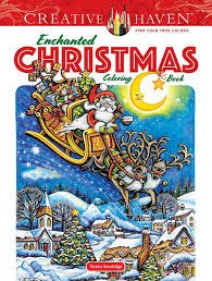 DOVER COLORING BOOK ENCHANTED XMAS
