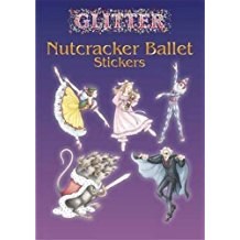 DOVER GLITTER STICKER BOOK NUTCRACKERS