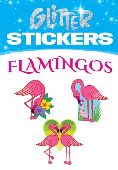 DOVER STICKER BOOK FLAMINGOS