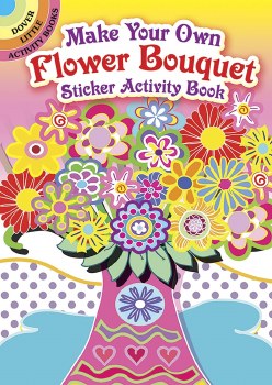 DOVER STICKER BOOK FLOWER BOUQUET