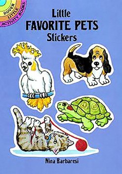 DOVER STICKER BOOK LITTLE FAVORITE PETS