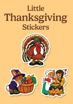 DOVER STICKER BOOK LITTLE THANKSGIVING