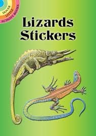 DOVER STICKER BOOK  LIZARDS