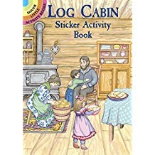DOVER STICKER BOOK  LOG CABIN