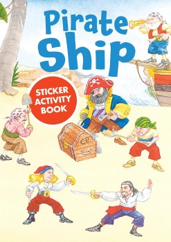 DOVER STICKER BOOK PIRATE SHIP