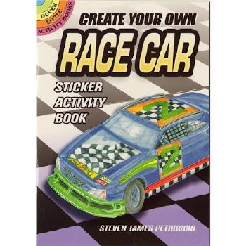 DOVER STICKER BOOK  RACE CAR