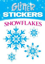 DOVER STICKER BOOK SNOWFLAKES