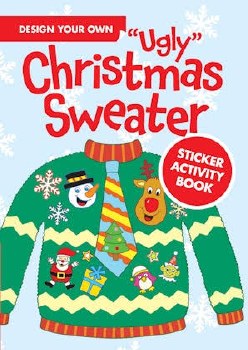DOVER STICKER BOOK  UGLY XMAS SWEATER