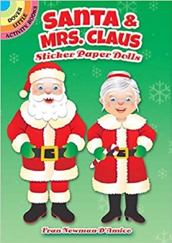 DOVER STICKER PAPER DOLLS CLAUS