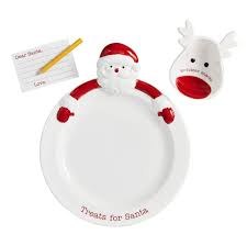 MUDPIE SANTA COOKIE PLATE &amp; BOWL SET EXC