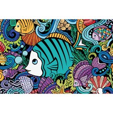 MICRO PUZZLES FISH DOODLE