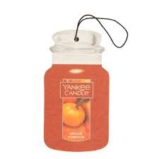 YANKEE CAR JAR SPICED PUMPKIN