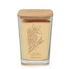 YANKEE LG SQUARE COMFORTING VANILLA HONE