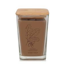 YANKEE LG SQUARE OAK &amp; PATCHOULI