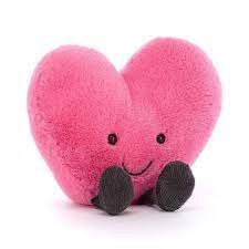 JELLYCAT AMUSEABLE PINK HEART LARGE