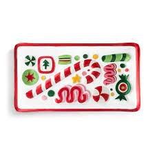 DEMDACO CHRISTMAS CANDY PLATTER 8X15