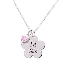 CM SS NECKLACE DAISY BIG SIS 14&quot;