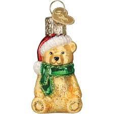OLD WORLD CHRISTMAS MINI TEDDY BEAR