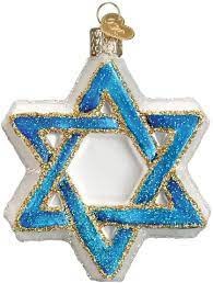OLD WORLD CHRISTMAS STAR OF DAVID