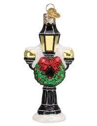 OLD WORLD CHRISTMAS LAMP POST