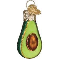 OLD WORLD CHRISTMAS MINI AVOCADO