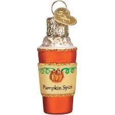OLD WORLD CHRISTMAS MINI PUMP SP LATTE