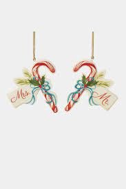 LENOX MR/MRS ORNAMENT SET/2