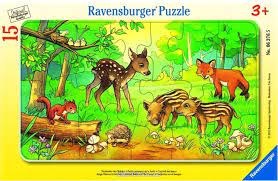 RAVENSBURGER 15PC PUZZLE FOREST ANIMALS