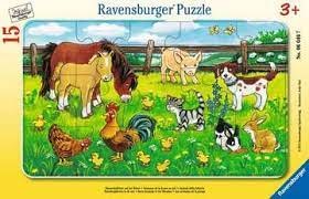 RAVENSBURGER 15PC PUZZLE FARM ANIMALS