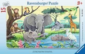 RAVENSBURGER 15PC PUZZLE AFRICAN ANIMALS