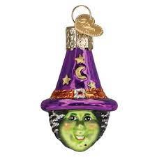 OLD WORLD CHRISTMAS MINI WITCH HEAD